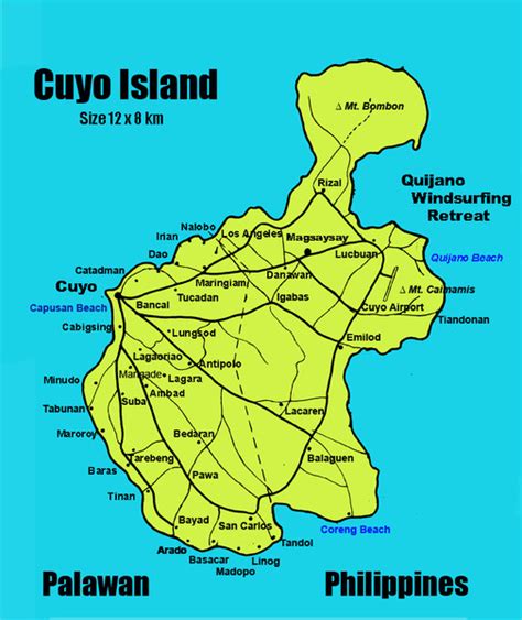 Cuyo, Palawan Profile – PhilAtlas.